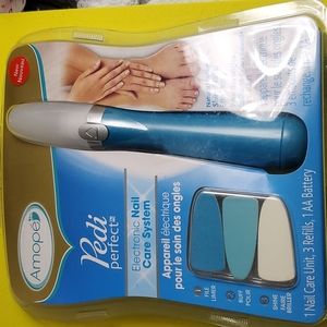 Amope Pedi Perfect Electronic Nail Care System New